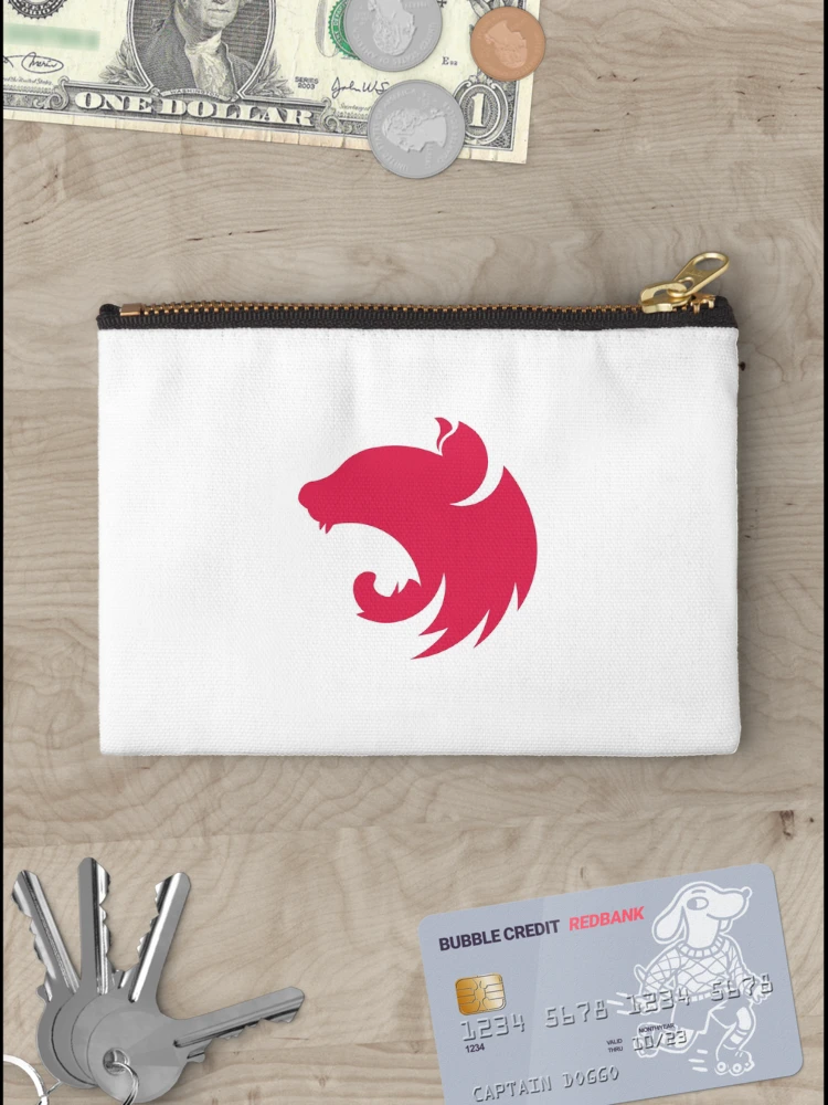 Thumbnail 3 of 4, Zipper Pouch, NestJs Logotype - Nest JavaScript Logo designed and sold by hipstuff.