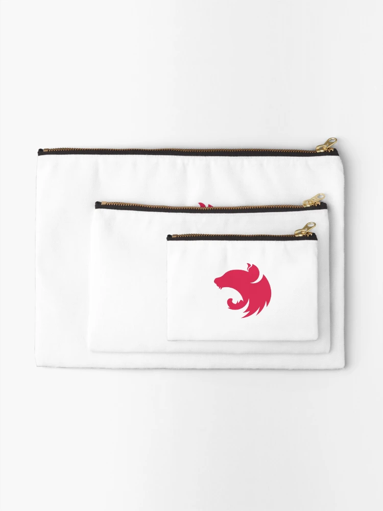 Thumbnail 2 of 4, Zipper Pouch, NestJs Logotype - Nest JavaScript Logo designed and sold by hipstuff.