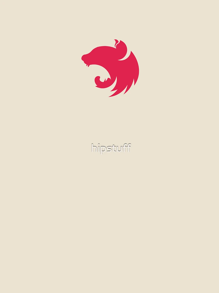 Thumbnail 4 of 4, Relaxed T-Shirt, NestJs Logotype - Nest JavaScript Logo designed and sold by hipstuff.