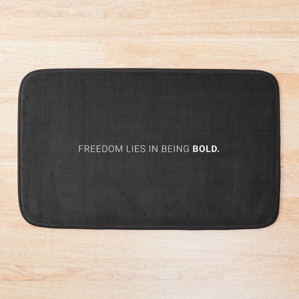 Item preview, Freedom lies in being bold. - Simple, Quote designed and sold by 47T-Shirts.