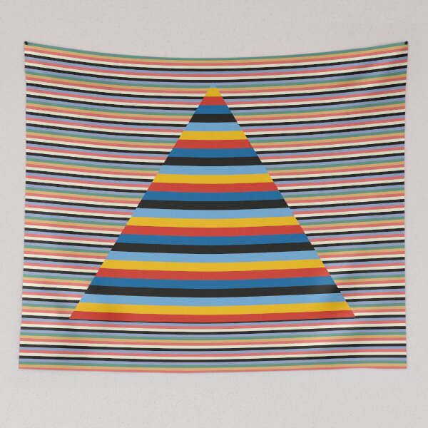 Item preview, Colorful line design in Retro color scheme designed and sold by Pacesyte.