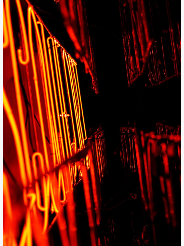 Artwork view, Neon reflection designed and sold by Alex-Strange