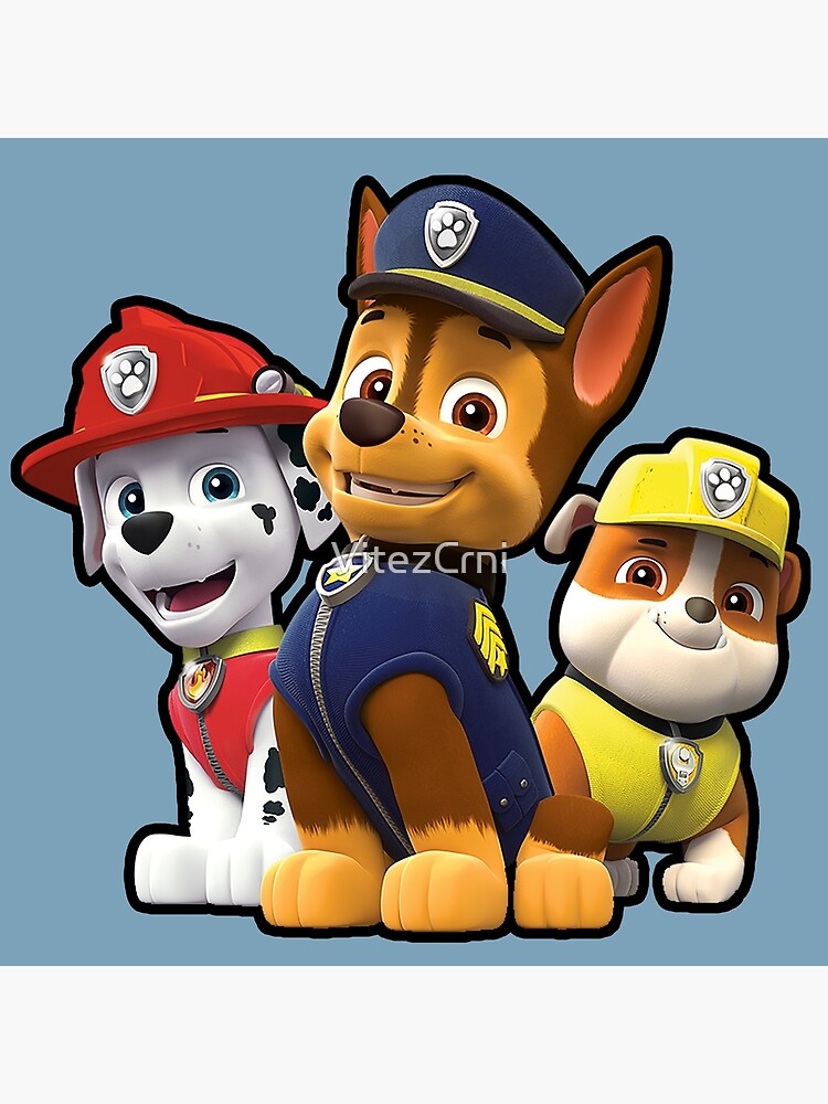 Paw Patrol - Chase, Marshall and Rubble 