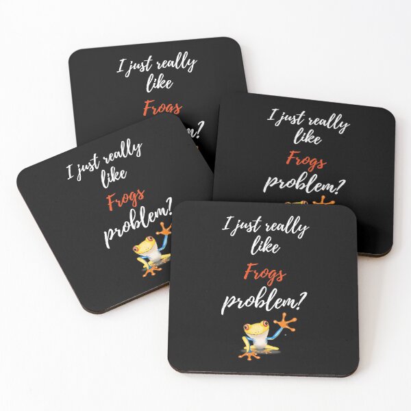 Item preview, I Just Really Like Frogs, Problem? designed and sold by PinkPandaPress.