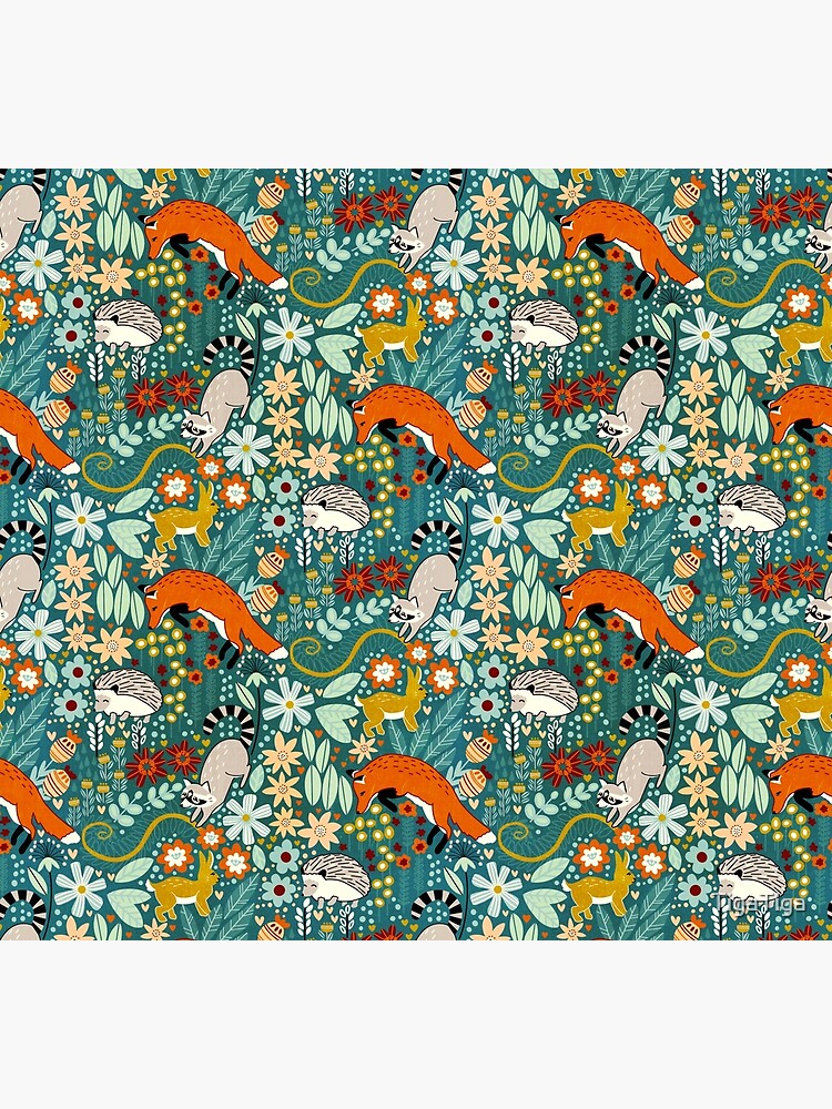 Textured Woodland Pattern by TigaTiga