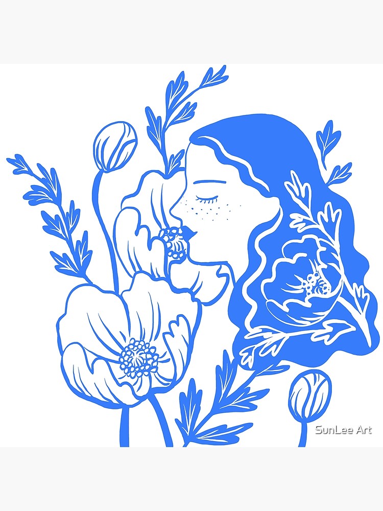 Blooming Lady-Blue by sunleeart