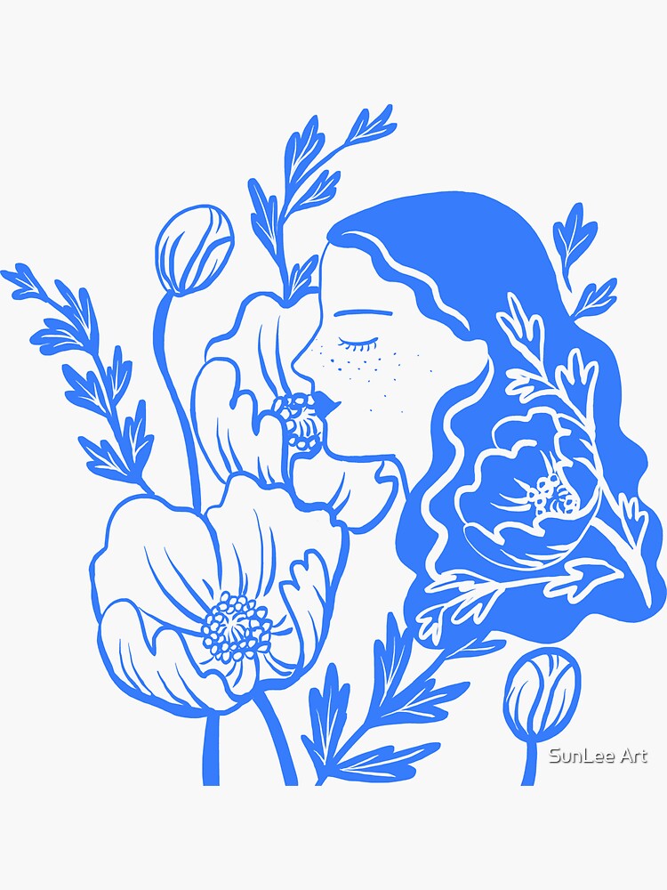 Blooming Lady-Blue by sunleeart
