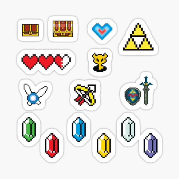 Pixel Art Sticker Pack Sticker