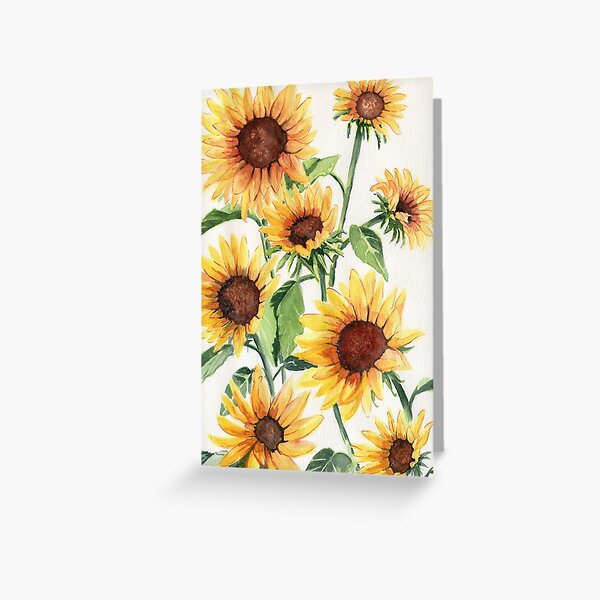 Sunflowers Greeting Card