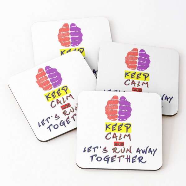 Item preview, Keep calm and let`s run away together designed and sold by Mekoooo.