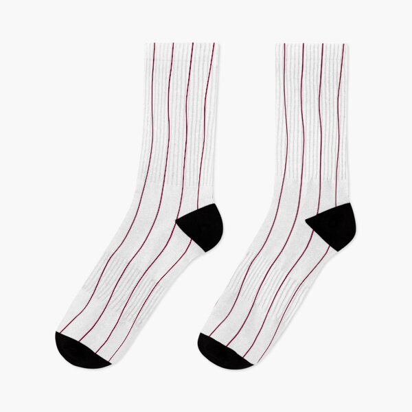 Item preview, Burgundy Pinstripes designed and sold by HomeLivingCo.
