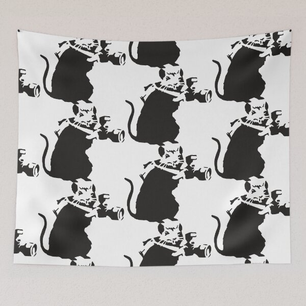 Item preview, Rat with camera - Banksy Graffiti designed and sold by portokalis.