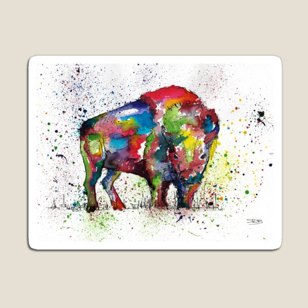 Artikelvorschau, Wunderbare Menagerie - Bison entworfen und verkauft von SimonBonnerFide.