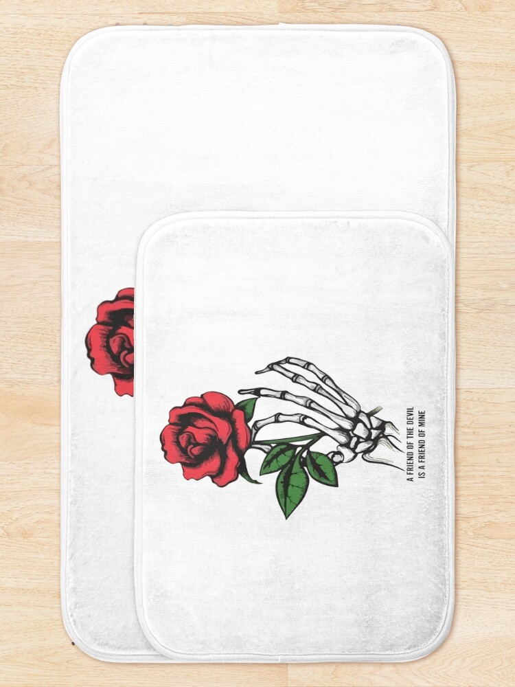 Alternate view of A Friend of the Devil Bath Mat