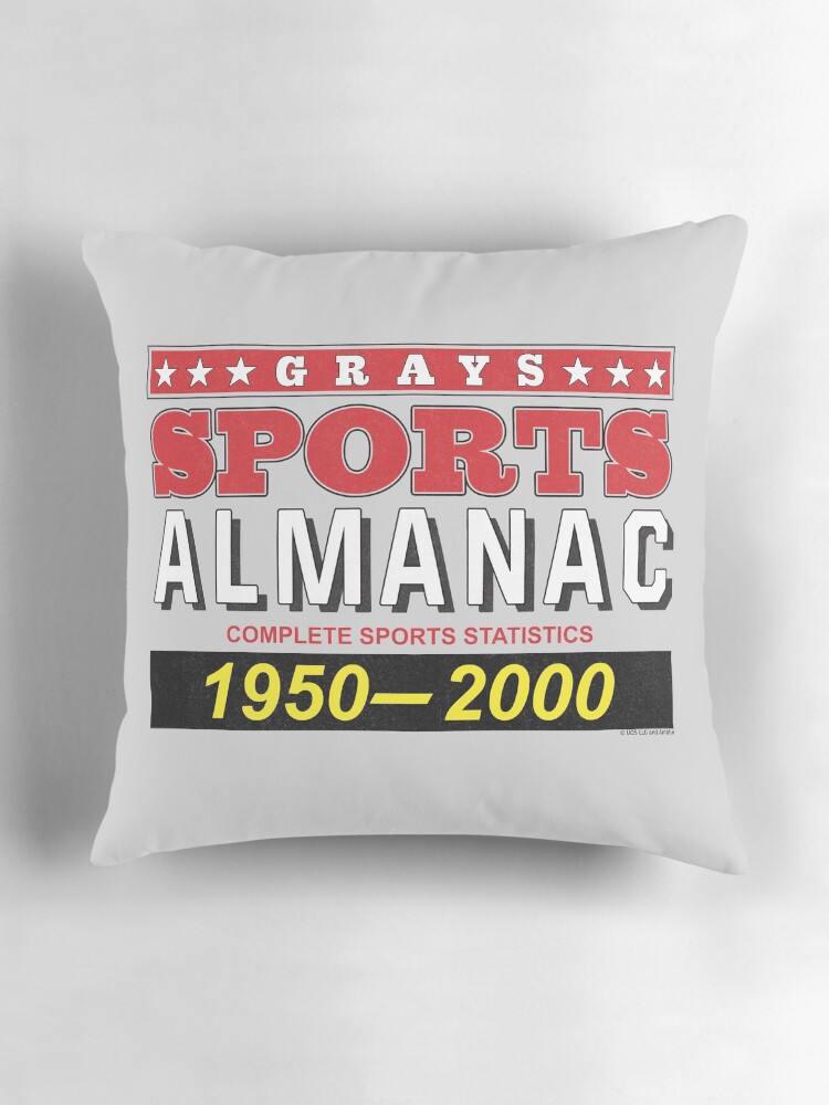 Thumbnail 3 of 4, Pillow, Biff's Sports Almanac designed and sold by everyplate.