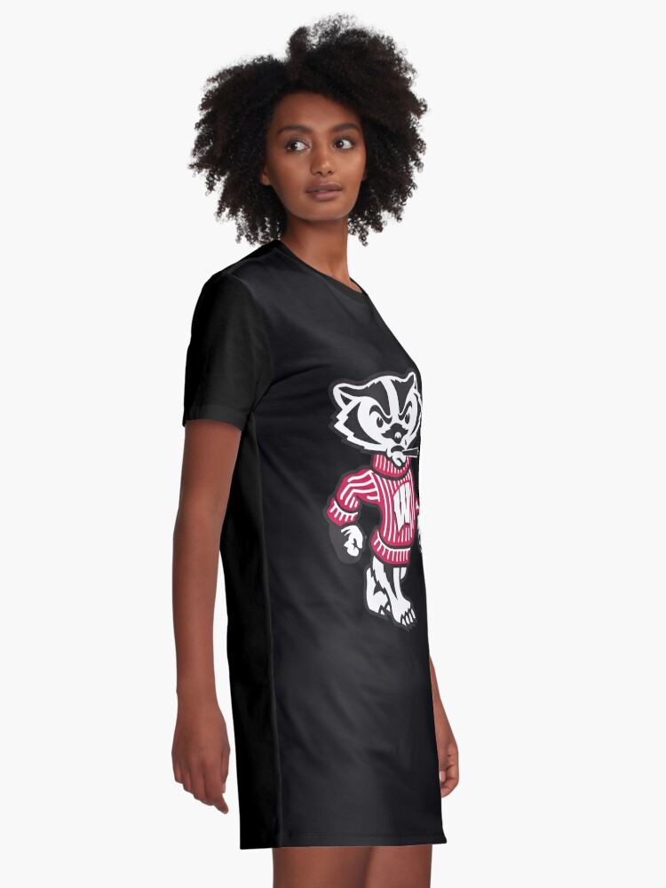 Stoned Bucky Badger Graphic T-Shirt Dress