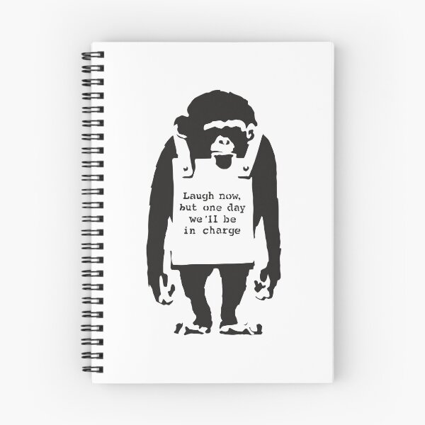 Item preview, Laugh now but one day we'll be in charge 2002 - Banksy Graffiti designed and sold by portokalis.