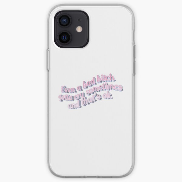 BAD BITCH CRY Coque souple iPhone