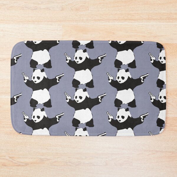 Item preview, Panda holding guns 2014 - Banksy Graffiti designed and sold by portokalis.