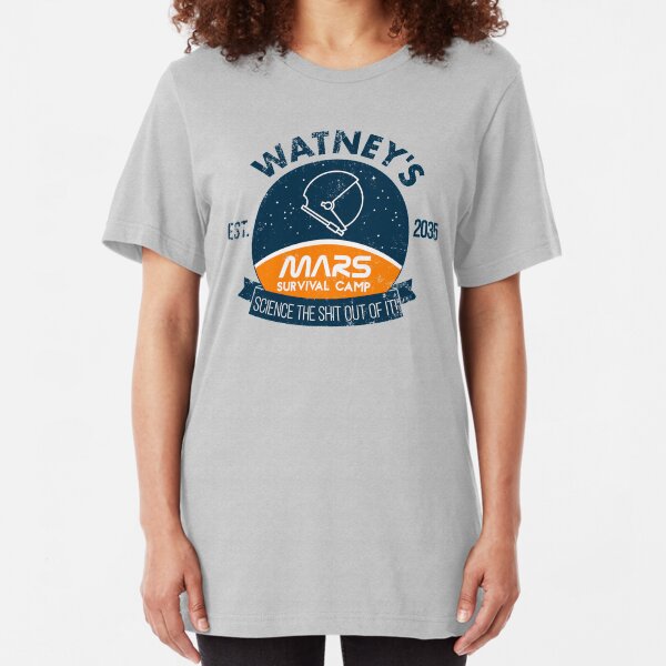 Watney's martian survival camp Slim Fit T-Shirt