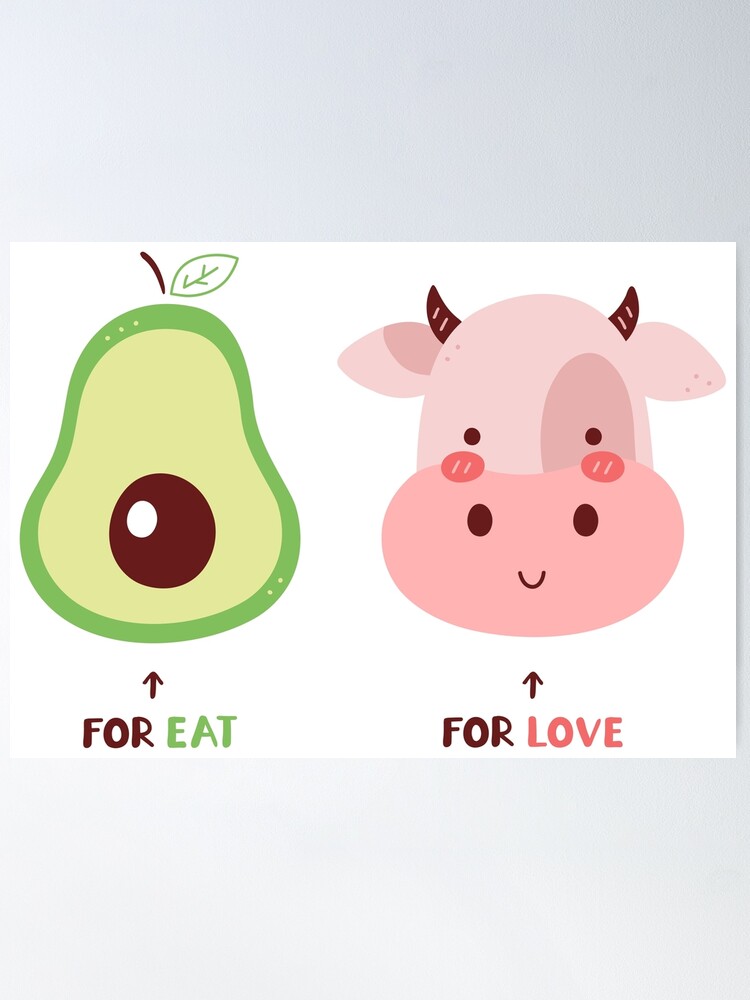 Little Avocado Cow (Avo-cow-do) | Poster
