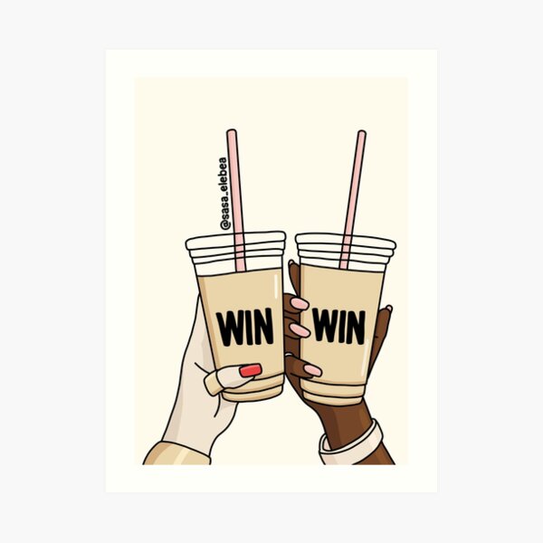 Win win by Sasa Elebea Art Print