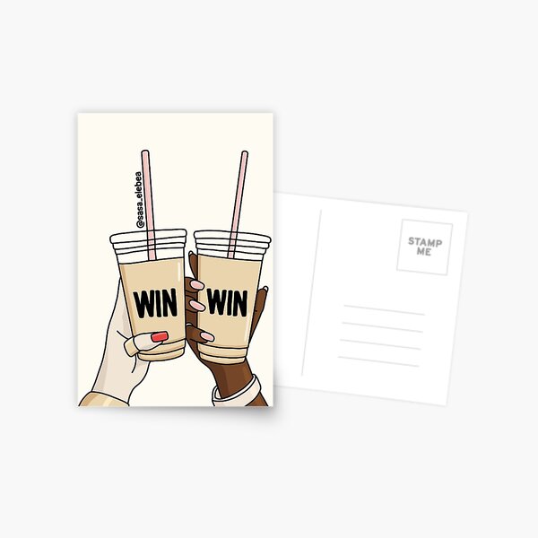 Win win by Sasa Elebea Postcard