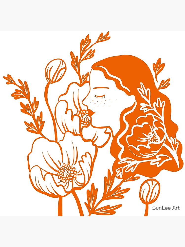 Blooming Lady-Orange by sunleeart