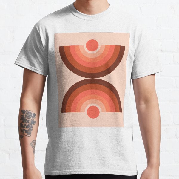 Abstraction_RAINBOW_GEOMETRIC_Minimalism_003 Classic T-Shirt
