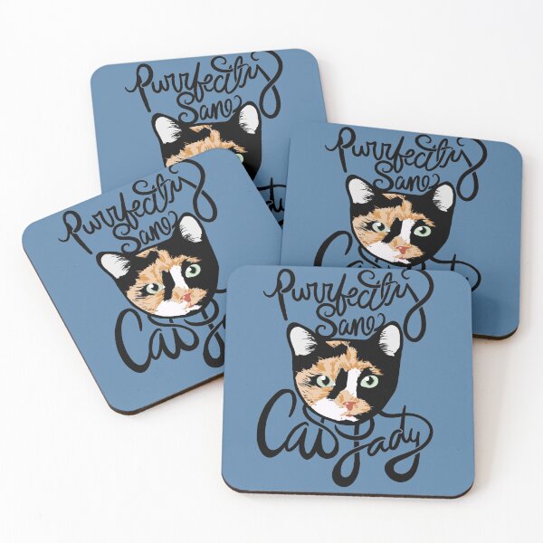 Item preview, Purrfectly Sane Cat Lady designed and sold by FrictionMaxxing.