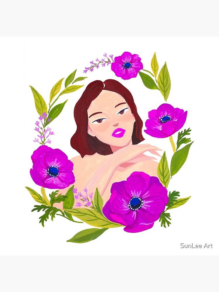 Girl and Anemone by sunleeart