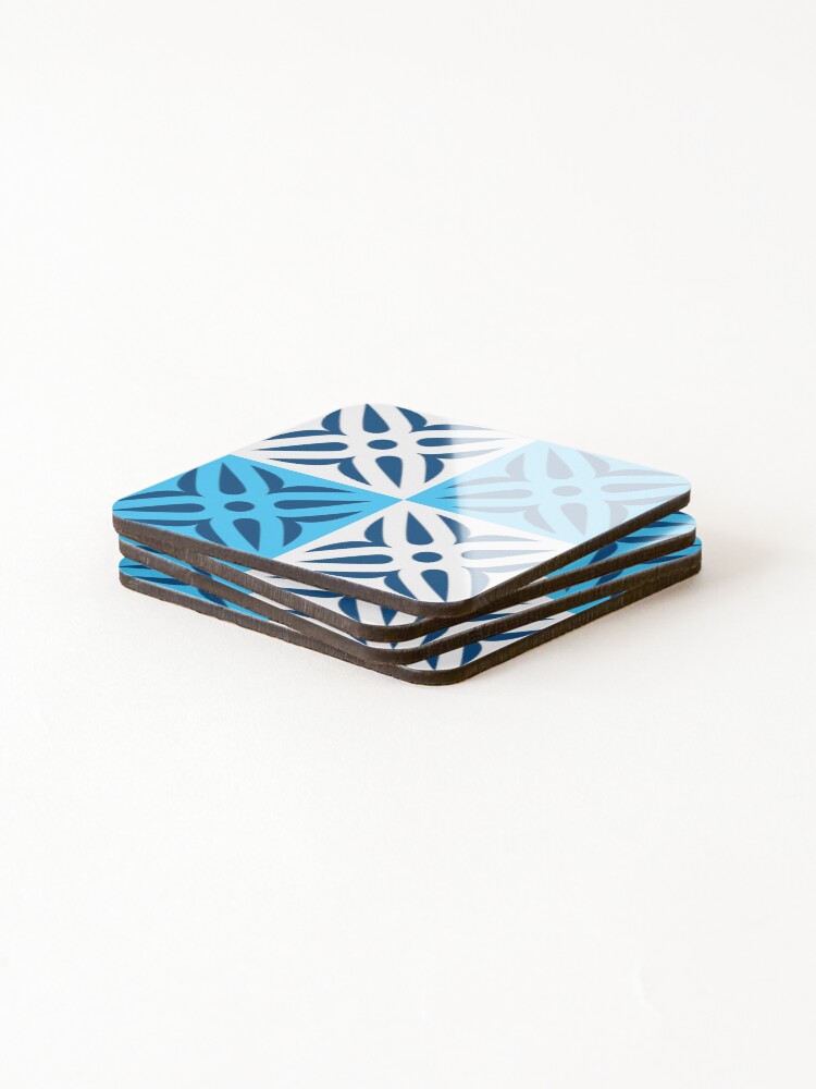 Thumbnail 4 of 5, Coasters (Set of 4), Geometric Pattern designed and sold by malista.