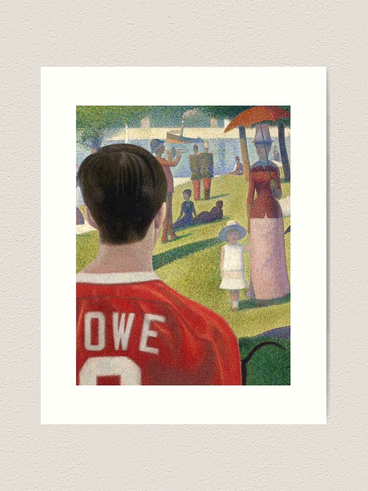 Thumbnail 1 of 3, Art Print, Georges Seurat's Day Off designed and sold by limpfish.