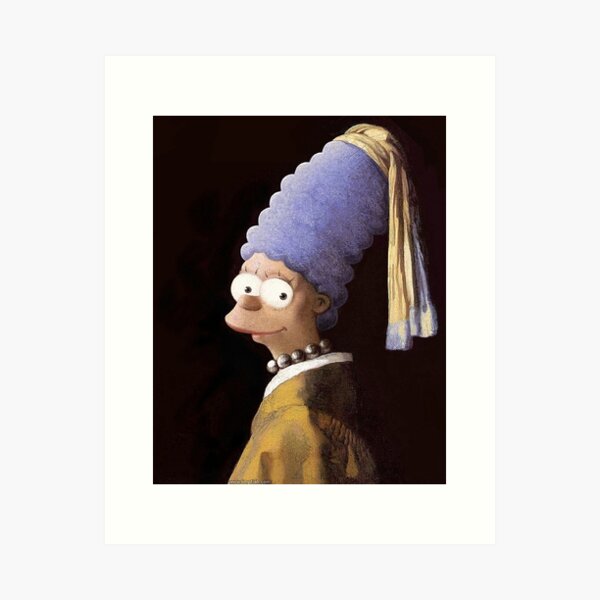 Vermeer's Marge Art Print