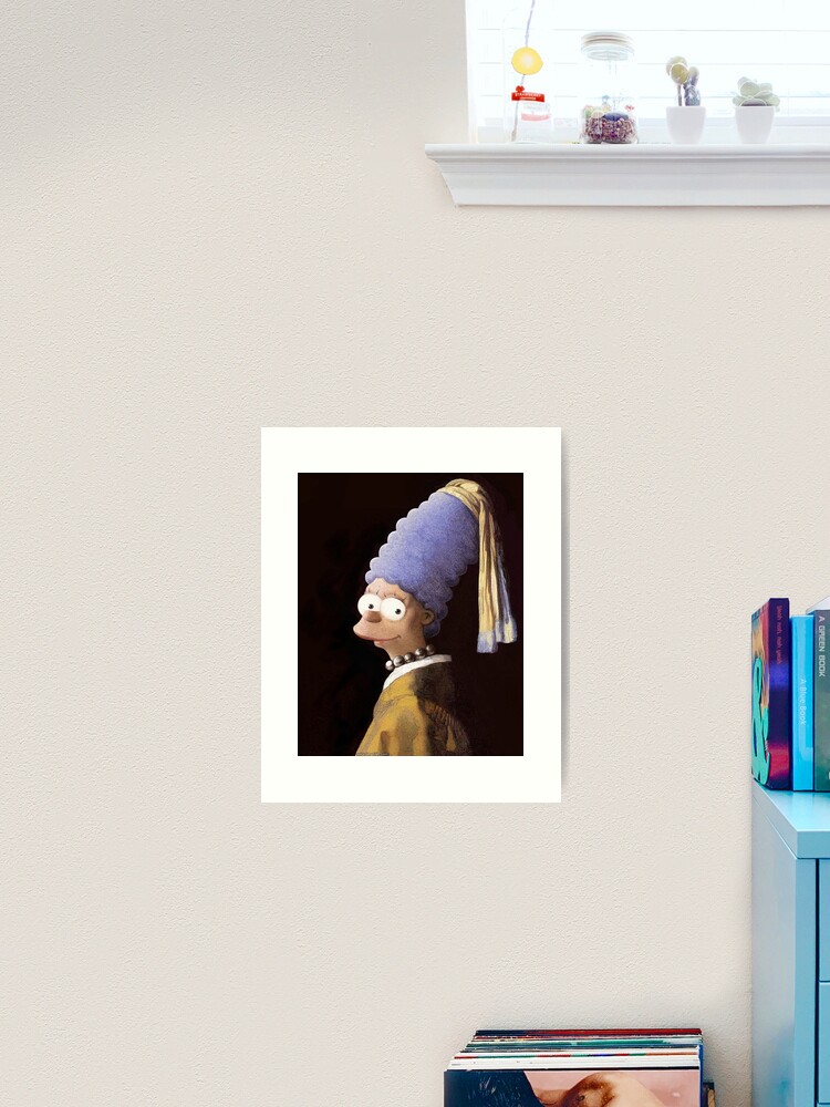 Thumbnail 2 of 3, Art Print, Vermeer's Marge designed and sold by limpfish.