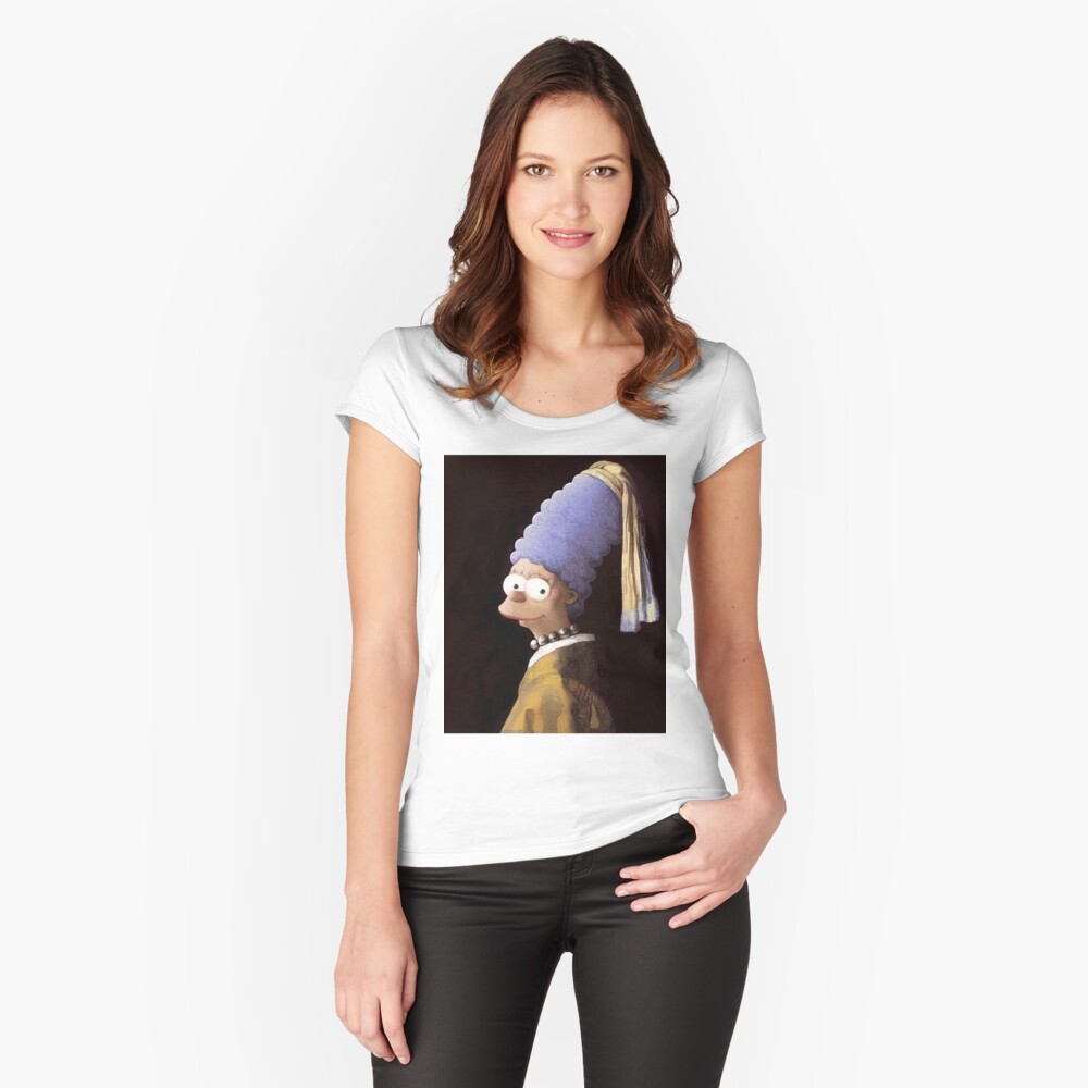 Item preview, Fitted Scoop T-Shirt designed and sold by limpfish.