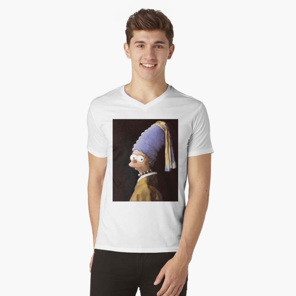 Item preview, V-Neck T-Shirt designed and sold by limpfish.