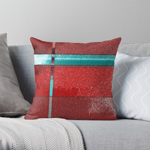 Heart - Abstract Digital Painting Wall Art Original Geometric Painting Throw Pillow
