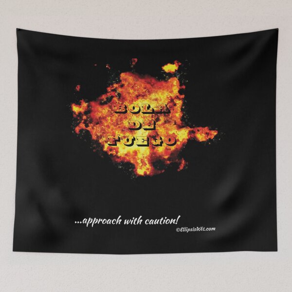 Item preview, Bola De Fuego in Black designed and sold by ellipsiswit.