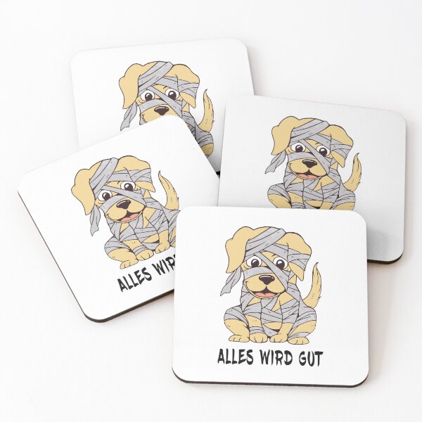 Artikelvorschau, Alles wird Gut für Hunde und Welpen Liebhaber bei denen das Leben positiv LÄUFT entworfen und verkauft von SiRaGeckoDesign.