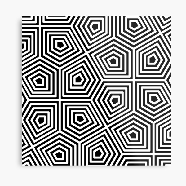 Cairo Pentagonal Tiling Metal Print