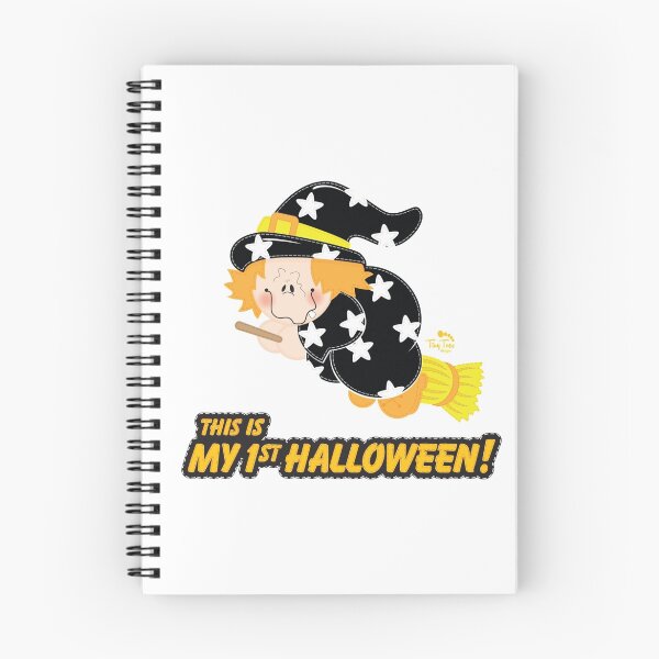 Item preview, My 1st Halloween Cute Witch designed and sold by BadCatDesigns.