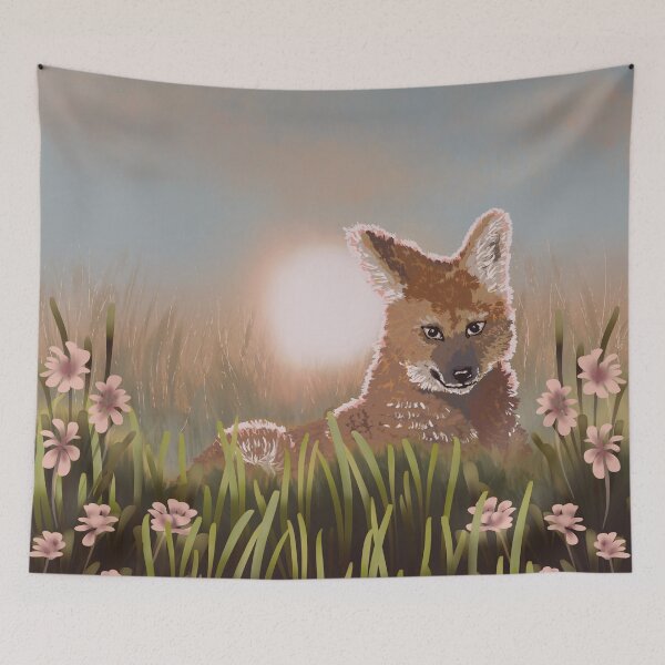 Item preview, Maned Wolf at Sunset designed and sold by milreart.
