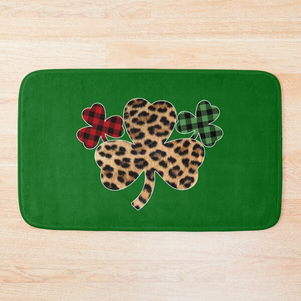 Item preview, Buffalo Plaid Shamrock Leopard Pattern Clover St Patricks Day Trending Designs  designed and sold by alenaz.