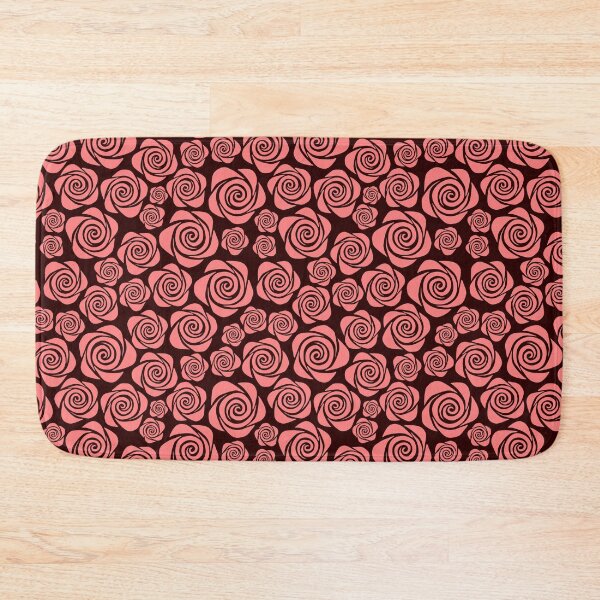 Item preview, Pink Retro Roses Pattern designed and sold by nutmegfairy.