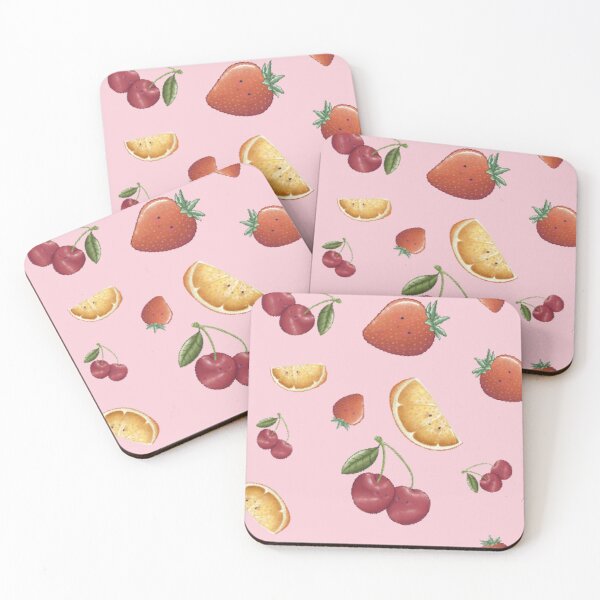 Item preview, Cute strawberry,cherry and orange  fruit pattern  designed and sold by AliciaBarten.