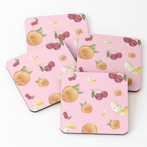Item preview, Cute strawberry,cherry and orange  fruit pattern  designed and sold by AliciaBarten.