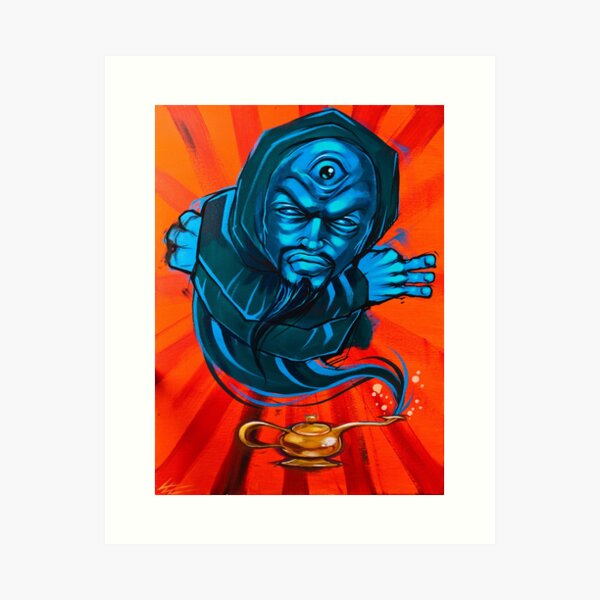 Genie Wonder Third Eye Urban Art Pop Art Art Print