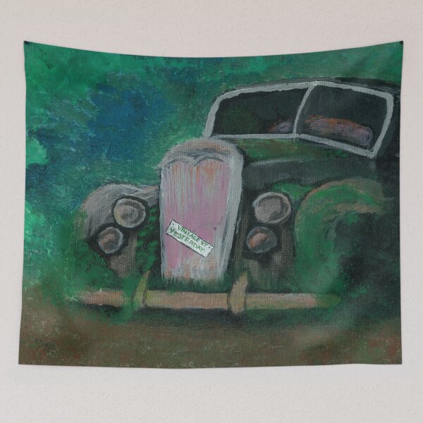 Item preview,  Vermont Yesterday Abandoned Vintage Car designed and sold by Linda Aschnewitz.