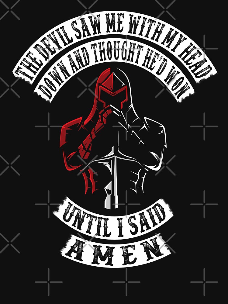 "The Devil Saw Me Knight Templar" T-shirt For Sale By LeNew | Redbubble ...